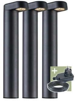 Gartenleuchten Komplettset 'Oskar' Von Ludeco (Art.Nr. PL1023)