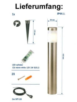 Gartenleuchte 'Albus' Von Garden-Lights (Art.Nr. 4024601) -Gartenwelt Angebote Store abatros 3 76129 2 1280x1280