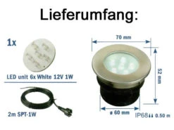 Einbauleuchte 'Brevus' Von Garden-Lights (Art.Nr. 2520601) -Gartenwelt Angebote Store brevus led 78537 2 1280x1280