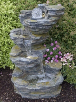 Wasserfall-Brunnen Fudong aus Polystone (Art.Nr. Gr181)