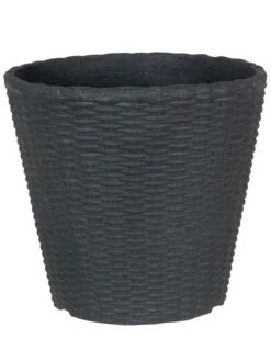 Pflanzkübel Geflecht-Dekor -Gartenwelt Angebote Store flechtkuebel rund niedrig 1280x1280