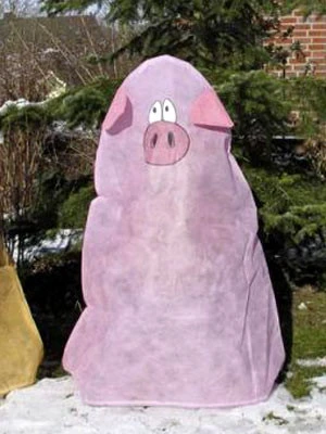 Winterschutz-Vlieshaube Schwein "Rosi" (Art.Nr. Vi27923) 2 Winterschutz-Vlieshaube Schwein "Rosi" (Art.Nr. Vi27923) – Bild 2